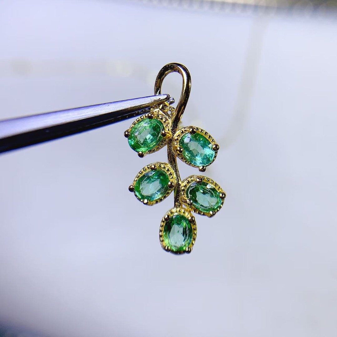 Opulent Genuine Emerald S925 S - огляд і ціна Ethnic Fashion Designers