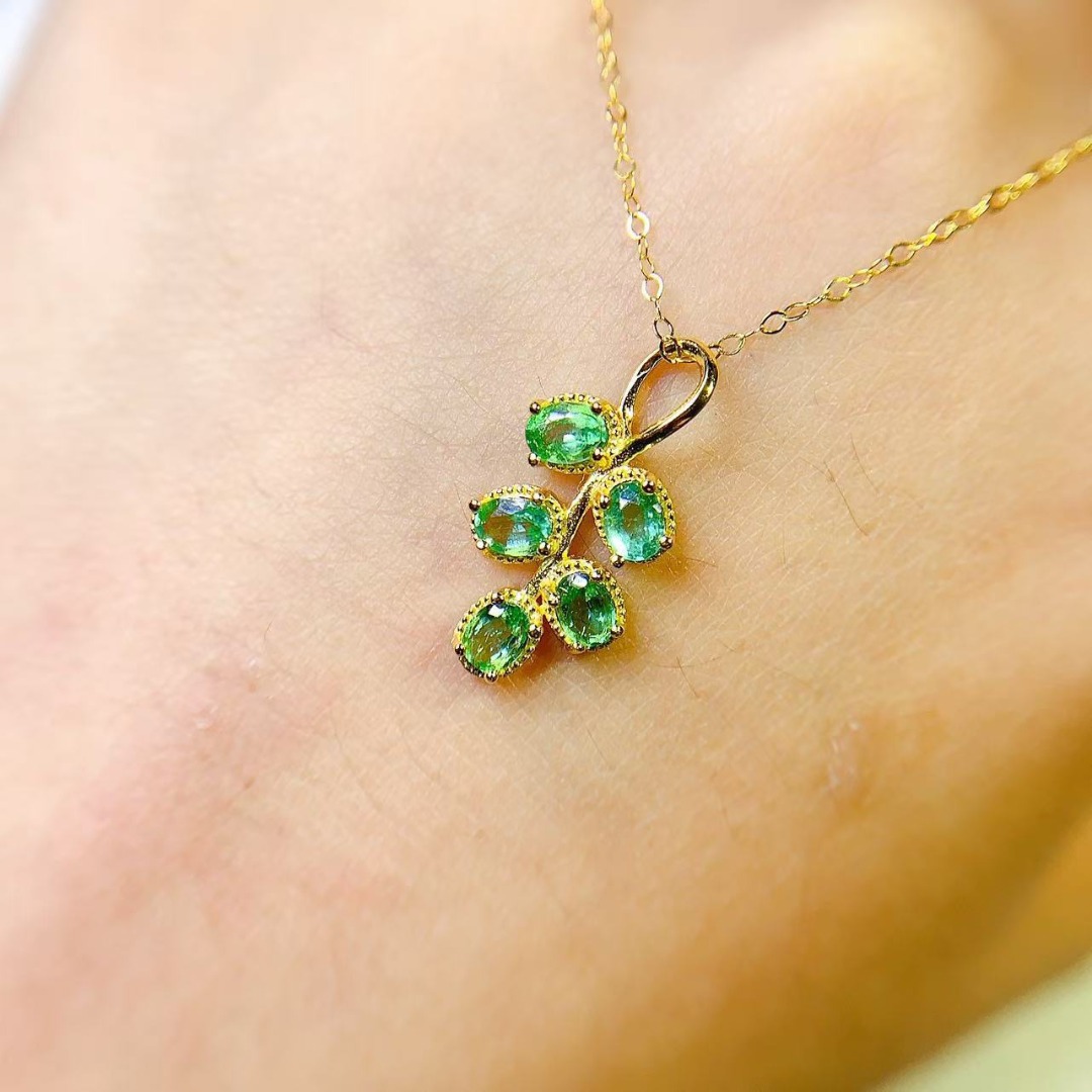 Opulent Genuine Emerald S925 S - огляд і ціна Ethnic Fashion Designers