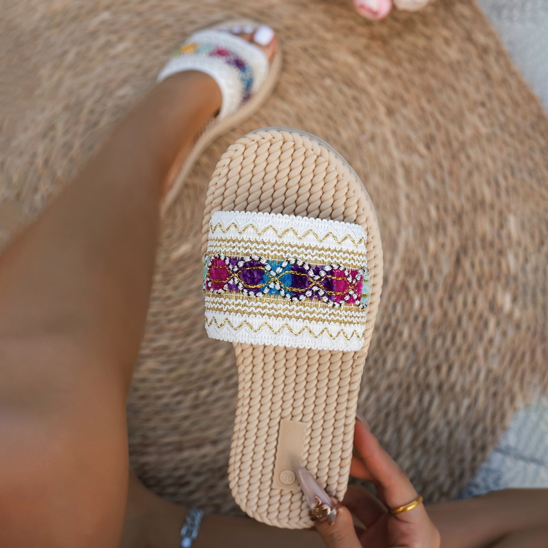 Women Slippers Outdoor Flat De - огляд і ціна Ethnic Fashion Designers